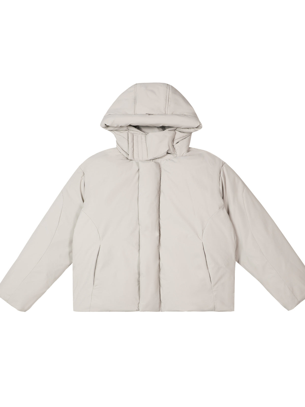 High-Collar Padded Winter Jacket