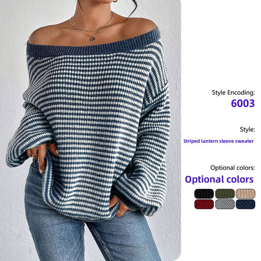Women's Off-Shoulder Knit Sweater