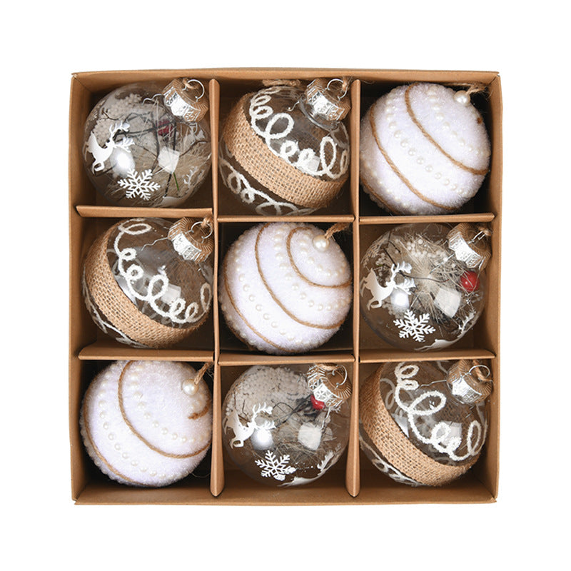 Champagne Gold Christmas Ball Ornaments