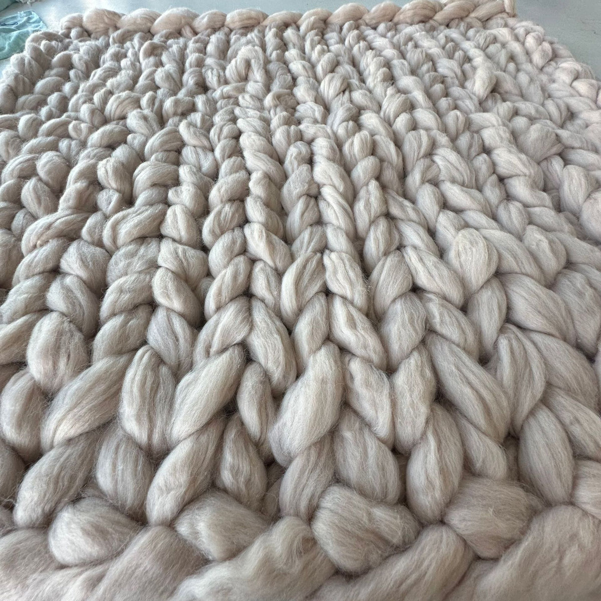 Cozy Knit Throw Blanket